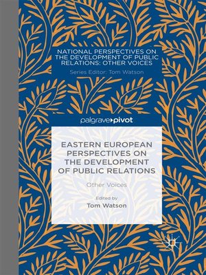 cover image of Eastern European Perspectives on the Development of Public Relations